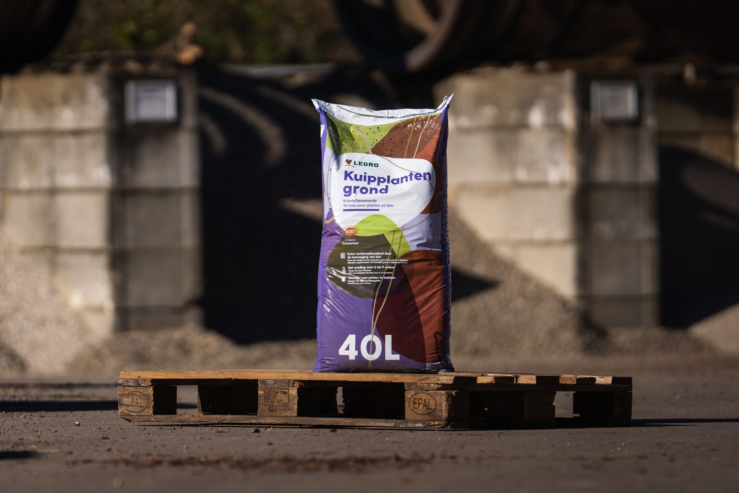 Legro potgrond met klei 40 l