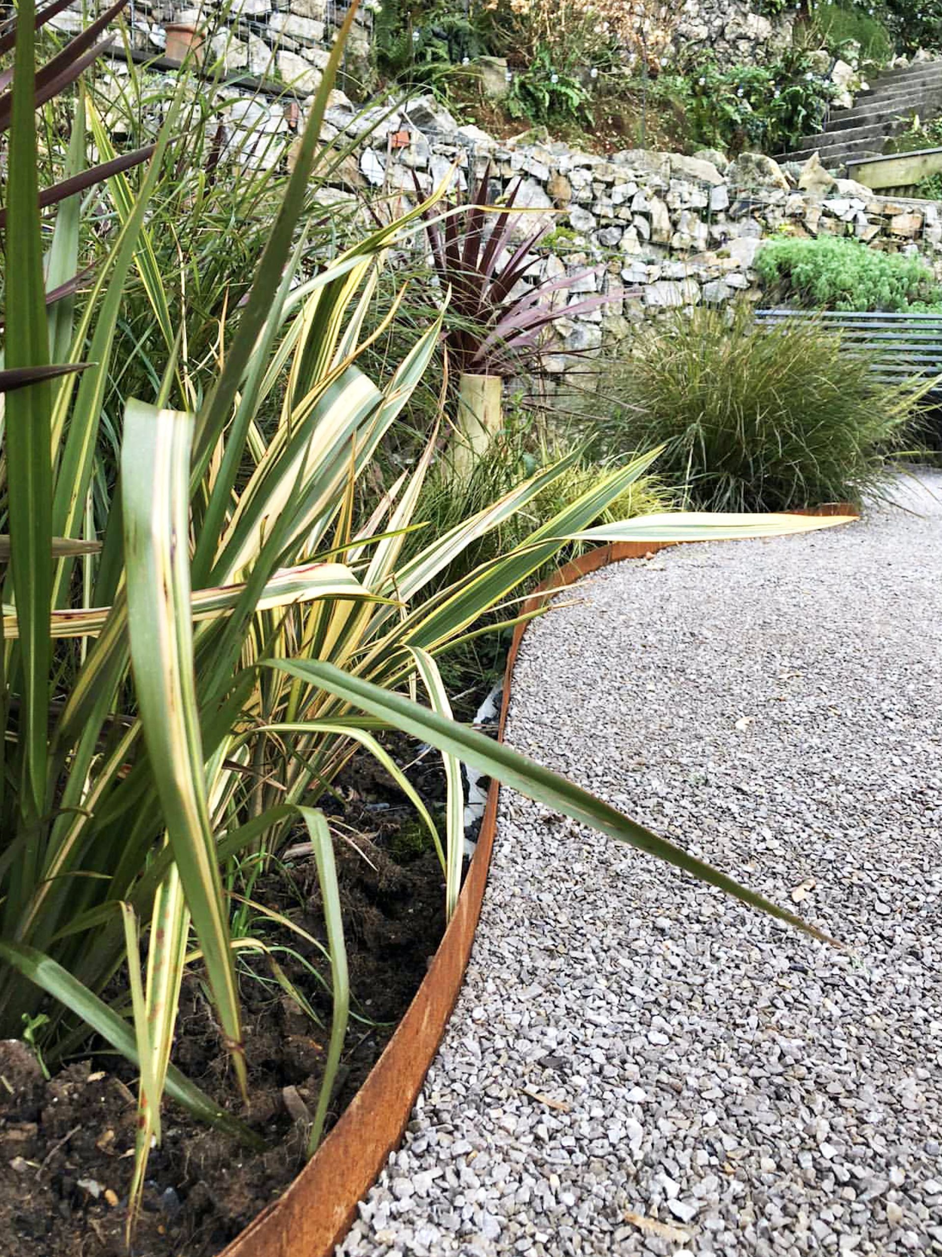 Ecco Core Edge Border Cortenstaal 10x100 cm (5 stuks) - Afbeelding 2