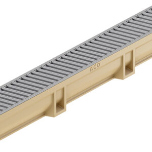 Aco euroline 100 grey (verzinkt staal, gepoederlakt)